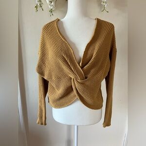 Cross cross sweater top